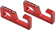 IEDZCUMC Compatible with PCX125 PCX150 PCX160 PCX 160 PCX 150 PCX 125 22mm Motorcycle Hook Helmet Luggage Bag Hook Holder Hanger Hooks Pcx160(2PC Red)