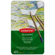 Derwent Academy Watercolour Pencils Assorted 12 Pack