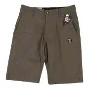 Volcom Men’s VMonty Stretch Shorts in Mushroom Size 30 NWT MSRP $50