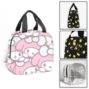 c1035 Kawaii Sanrio My Melody Kids School Insulated Lunch Bag Thermal Cooler Tote Food Children Printed Handbag tbd1035