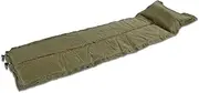 Trailblazer Self-Inflatable Foldable Air Mattress with Pillow, Olive Green
