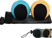 TSLBW 2 Pieces Water Bouncing Ball Beach and Swimming Pool Soft Ball Toy Water Spring Ball Stress Relief Ball with Storage Mesh Bag for Adults Kids Swimming Pool Beach Sea Outdoor Activities