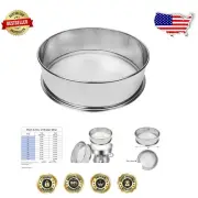 Versatile Mesh Sieve - Stainless Steel 20 Mesh for Professional and Home Kitchen