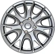 TuningPros Style# 533 Hubcaps Wheel Skin Cover Silver Set of 4 17-Inches