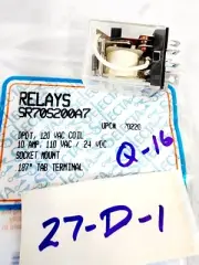 SELECTA SR70S200A7, SKNP-2C 10 Amp - 110 VAC Relay - 24 VDC