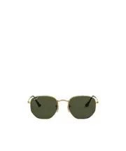 Ray-Ban Mirrored Hexagon Frame Sunglasses 51 Black