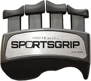 SPORTSGRIP HARD - Hand and Finger Exerciser (7lbs / 3.2kg) - Best Ergonomic Finger Strengthener to Improve Grip for All Sport Athletes