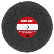 Scotch-Brite Deburr & Finish Pro Unitized whl, DP-UW, 2S Fine, 6" x 1/2" x 1"