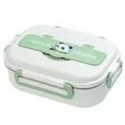Stainless Steel Lunch Container Panda Lunch Box for Adults Kids (5 grids)