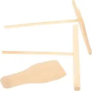Crepe Maker Accessories 3-Piece Pancake Crepe Set Wooden Spatula for Flip for Pancake Shops