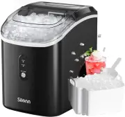 Countertop Nugget Ice Maker, 33Lbs/24H Portable Ice Machine for Home Kitchen