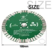 190mm Segmented Diamond Saw Blade Angle Grinder Disc Marble Tile Ceramic 25.4mm