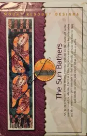 The Sun Bathers Quilt Pattern WALRUS Mount Redoubt Designs 16" x 67"wall hanging
