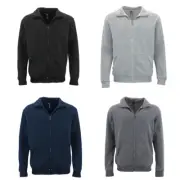 FIL Men's Fleece Zip up Sweater Jacket Jumper Sweat Shirt