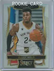 BUDDY HIELD RC 2016-17 PRIZM SELECT HOLO SILVER REFRACTOR #1 SACRAMENTO KINGS