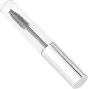 AUTSUPPL 10pcs Empty Mascara Bottles Refillable Containers with Silver Lid for Eyelash Growth Liquid Storage Portable and Ideal for Home or Travel with 4pcs Funnel Included
