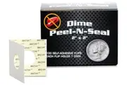 BCW Peel-n-Seal Paper Flips Adhesive Dime (2 x 2) (100 Flips Per Box)