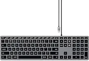 Satechi Slim W3 Wired Backlit Keyboard with Numeric Keypad – Illuminated Keys & USB-C Connection – Compatible with 2022 MacBook Pro/Air M2, 2021 MacBook Pro M1 Pro & Max, 2021 iMac, 2020 Mac Mini