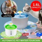 Electric Automatic Pet Water Fountain Dog Cat Water Drinking Dispenser Filter