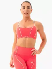 Ryderwear Womens Glow Sports bra Activewear Gym Exercise Pink