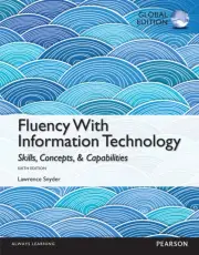 Fluency With Information Technology Global Edition by Lawrence Snyder