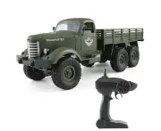 Transporter-1 Full Body 1:16 Mini 2.4Ghz Rc 6Wd Tracked Off-Road Military Truck Car Toy Army Green