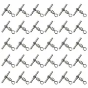 50Pcs Fishing Swivels 30Lbs Swivels Fishing Tackle 3-Way Cross Line Swivels