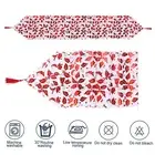 Table Mat Eye-catching Reusable Fine Texture Xmas-themed Table Cloth Rectangle