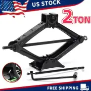 1* NEW 2 Ton Scissor Jack + Handle Crank Tire Wheel Jack Tool for Car Van Garage (for: Peugeot)