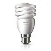 Philips Spiral B22 CFL 1250Lm Warm White 20W Globe - 3 Pack