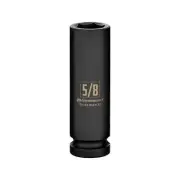 Powerbuilt 1/2 Inch Drive x 5/8 Inch 6 Point Deep Impact Socket - 647172