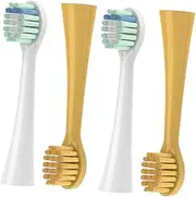 KOMBIUDA 4Pcs Soft Electric Toothbrush Heads Replacement Compatible Brush Heads for Adults Durable Polyamide and Material for Oral Hygiene