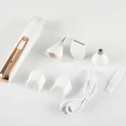 Women 4 In 1 Electric Epilator Eyebrow Trimmer Leg Facial Hair Removal Shaver Razors Machine Makeup Portable USB Rechargeable