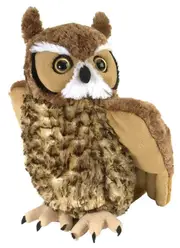Wild Republic Cuddlekins Great Horned Owl 12 Inch