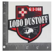 ARMY GUARD LOBO DUSTOFF G1-168 NM HOOK & LOOP PVC PATCH