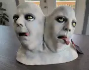 Illusive Concepts Two Headed Man Mask Tagged 1997