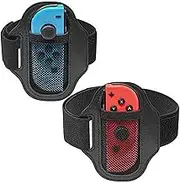 Songholee Leg Strap for Nintendo Switch Sports Play Soccer/for Switch OLED Model Ring Fit Adventure Bundle Leg Fixing Band,Adjustable Adults Elastic Sports Strap for Nintendo Switch Sports9 (2)