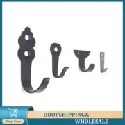 1/3/5/10pcs Hooks Mini Alloy Hangers W/screws Wall Mounted Hanging Rustic Coat B