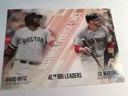 2019 Topps Historic Through Lines 5x7 David Ortiz J.D. Martinez HTL48 02/49