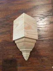 Crown Moulding outside/inside Bare Pine Corners For 4 5/8” Crown special listing