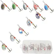 NULYLU 1 Set Portable Fishing Hooks Angling Lure Hook Kit for Fishing Lightweight and Compact Design for Easy Carrying for Freshwater and Saltwater Use