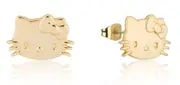 Sanrio Couture Kingdom Precious Metal - Hello Kitty - Stud Earrings Gold