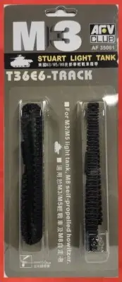 AFV Club AF35061 - 1/35 U.S. M3, M5 & M8 T36E6 one-piece tracks - USA Shipping