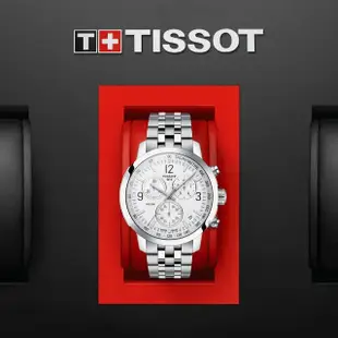 【TISSOT天梭 官方授權】T-Sport PRC 200 CHRONOGRAPH計時腕錶 母親節(T1144171103700)