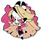 Charlie Morningstar Hazbin Hotel Cute Chibi Devil Soft Enamel Pin Lapel Brooch