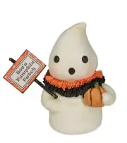 Bethany Lowe Designs Ghostie Pumpkin Patch Ghost 4.25" Figurine