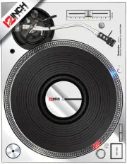 TECHNICS 1200 MK5/3D SKIN - MIRROR SILVER (PAIR)