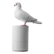 Pigeons Bird Soap Dispenser, Automatic Hand Soap Dispenser,Non-Contact Automatic Induction Foam Hand Washer White