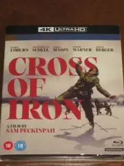 CROSS OF IRON (1977) (4K UHD Blu-Ray) SAM PECKINPAH - JAMES COBURN - JAMES MASON