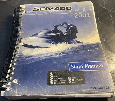 2001 SEA DOO WATERCRAFT GS, GTS, GTX, RX, XP SERVICE MANUAL 219 100 128 (163)
